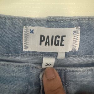 PAIGE Sky Blue Denim Jeans
